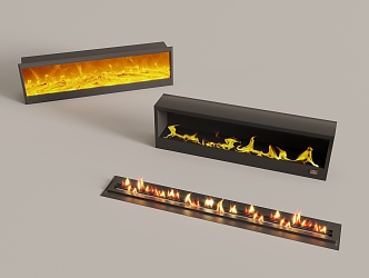 Fireplace 3d model