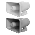 High Quality Commercial Equipment Two White Horn Speakers For Public Address Systems
