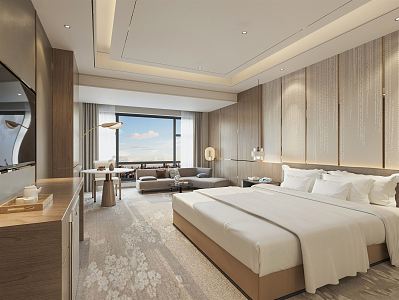 Hotel Rooms Modern Rooms 3d model