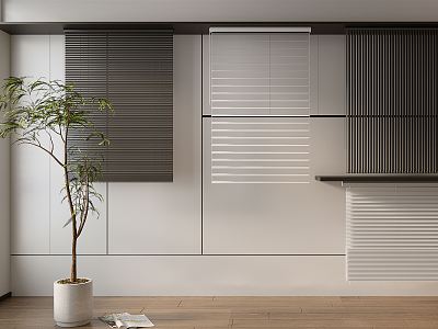 Modern venetian blinds model