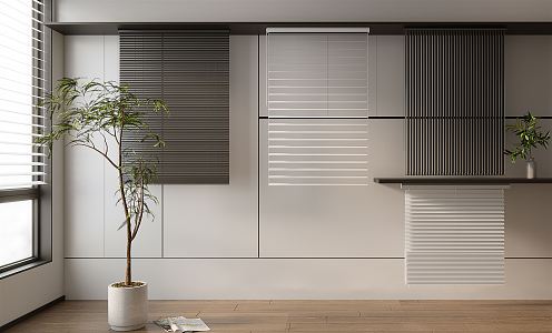 Modern venetian blinds 3d model