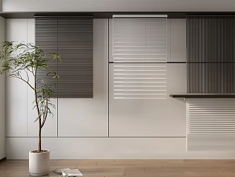 Modern venetian blinds 3d model