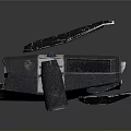 NASA Space Exploration Craft With Solar Panels Sensors And Cylindrical Structure