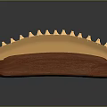 Traditional Wooden Chinese Zither Musical Instrument With Brown Strings And Bridges