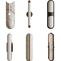 Modern Wall Lamps With Sleek Design Marble And Metal In Various Shapes For Interior Decoration