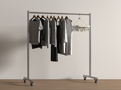 Hanger Removable Hanger Drying Rack Clothes Hanging Clothes model