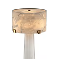 Modern Floor Lamps With Textured Shade White Pole And Gold Accents Home Decor