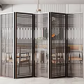 New Chinese Style Screen Screen Partition 3d model