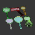 Various Colored Magnifying Glasses With Different Handle Designs For Daily Use