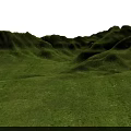 Garden Landscape Design with Rolling Green Hills Lush Grass and Natural Terrain Features