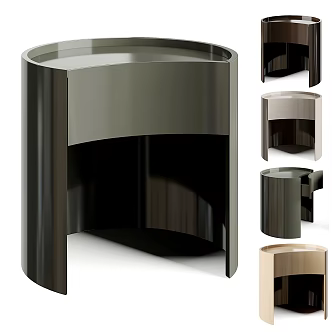 Meridiani bedside table side table 3d model