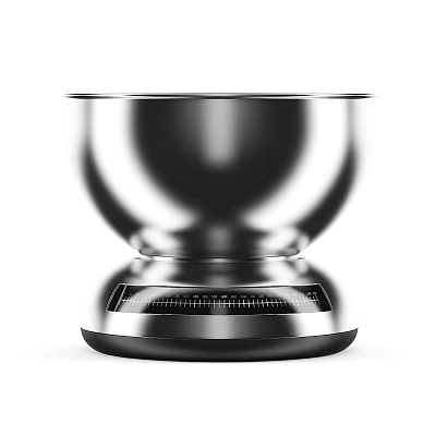 Stainless Steel Bowl Kitchen Scale With Smooth Surface And Clear Measurement 3d model