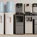 Automatic Water Dispensers in Various Styles Colors and Hot Cold Water Functions for Home Office