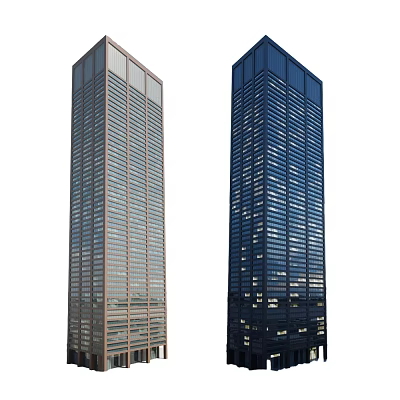 Modern Office Building Building Building Building Mall Hotel 3d model