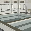 Luxury SPA Sauna Interior With Tile Walls Steam Room And Relaxation Pool