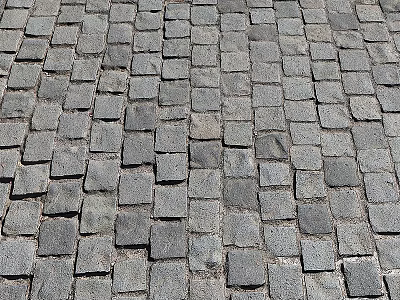 Durable Gray Stone Pavers As Essential Construction Components For Outdoor Paths 3d model