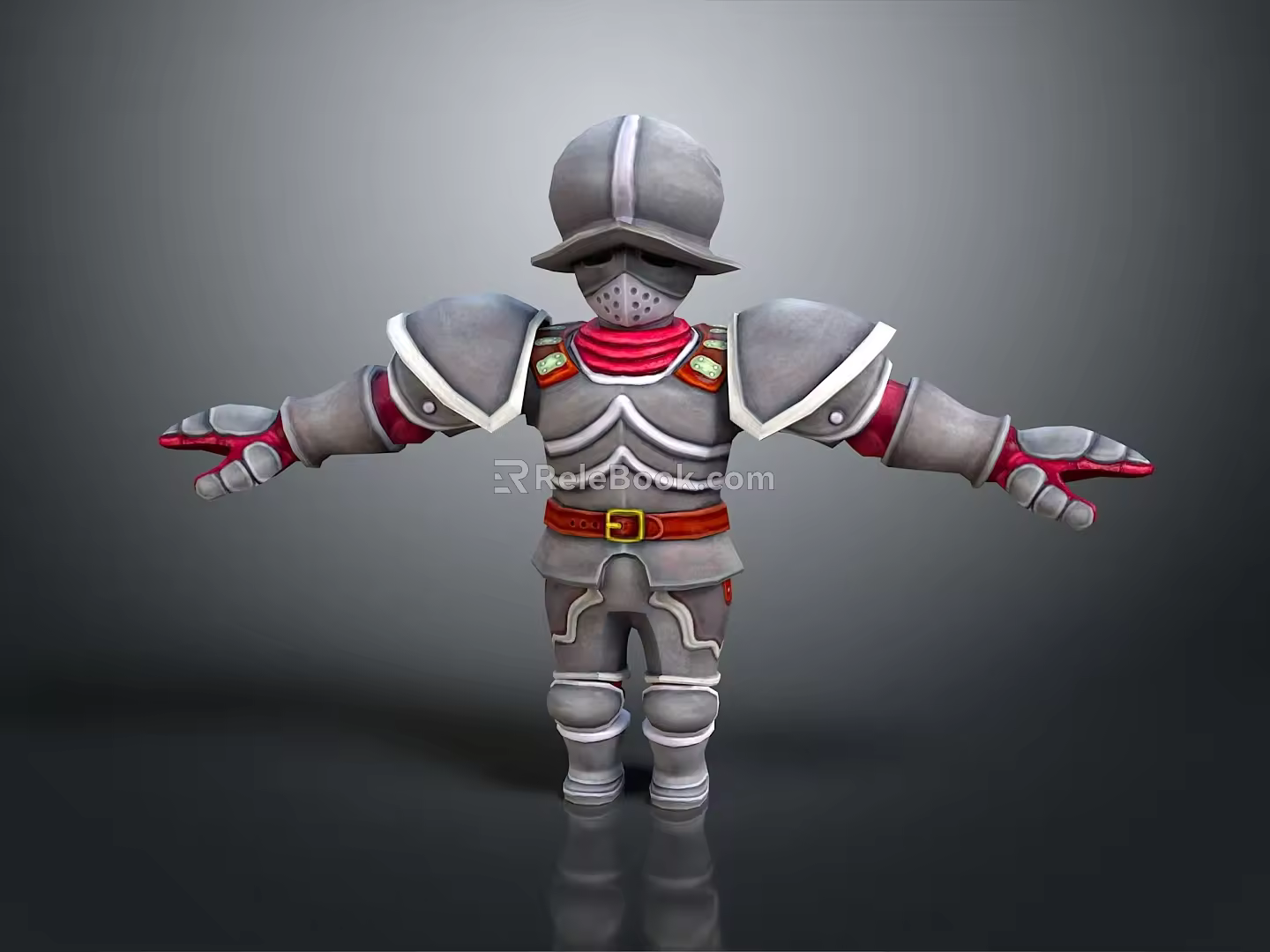 Robot Assistant Small Robot Butler Robot Butler Figure Game Figure 3d model