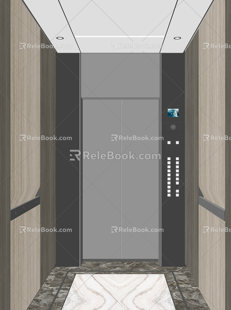 Modern Elevator Car Elevator Car model