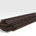 High Quality Natural Wooden Stone Materials Stacked Planks For Building Projects