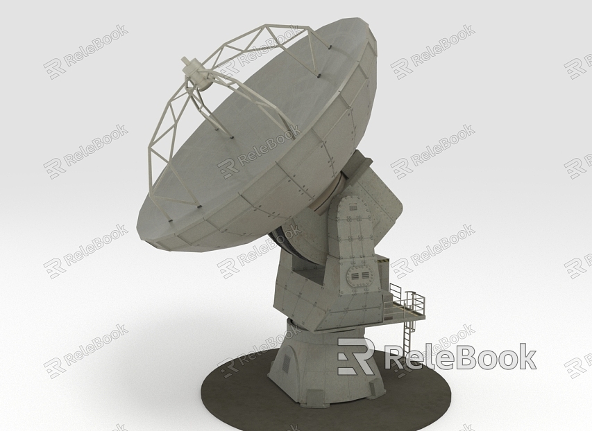 satellite antenna communication facility radio astronomical telescope satellite pot model