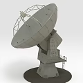 Large Satellite Antenna Industrial Equipment with Metal Frame and Signal Reception Function