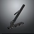 Military Field Mortar With Metal Barrel Base Plate And Firing Mechanism