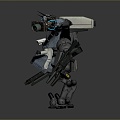 Mech Warrior Mech Soldier Machine Battlearm Mechanical Battlearm Machine Fighter Robot 3d model