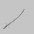 Knight Sword Sabre 3d model