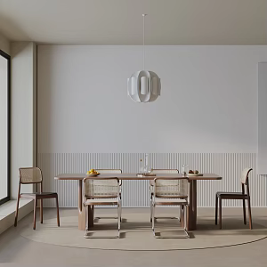Modern table combination 3d model