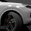 Stylish Modern SUV Car With Sleek Silver Exterior Black Alloy Wheels And Sporty Design
