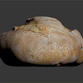 Freshly Baked Artisan Bread With Golden Crust And Soft Interior