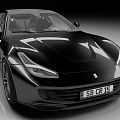 Ferrari gtc4 supercar luxury car racing car station wagon 3d model