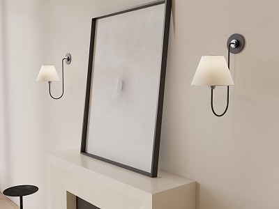 Simple wall lamp model