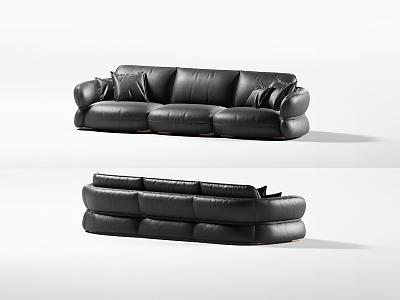 Italian Multiplayer Sofa 3d model