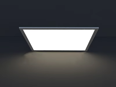 Bright Square Flush Mounted Ceiling Light With Modern Design For Home 3d model