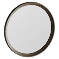 Round Wooden Frame Mirror For Modern Home Decor And Interior Design