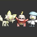 Modern Toy Elf Pokemon Cartoon Animal Elf 3d model