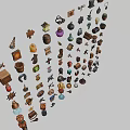 Game props 3d model