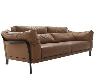 Modern double sofa 3d model