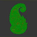 Artistic Vibrant Paisley Pattern With Ornate Flowers And Decorative Green Leaves Design