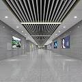 railway station underpass 3d model