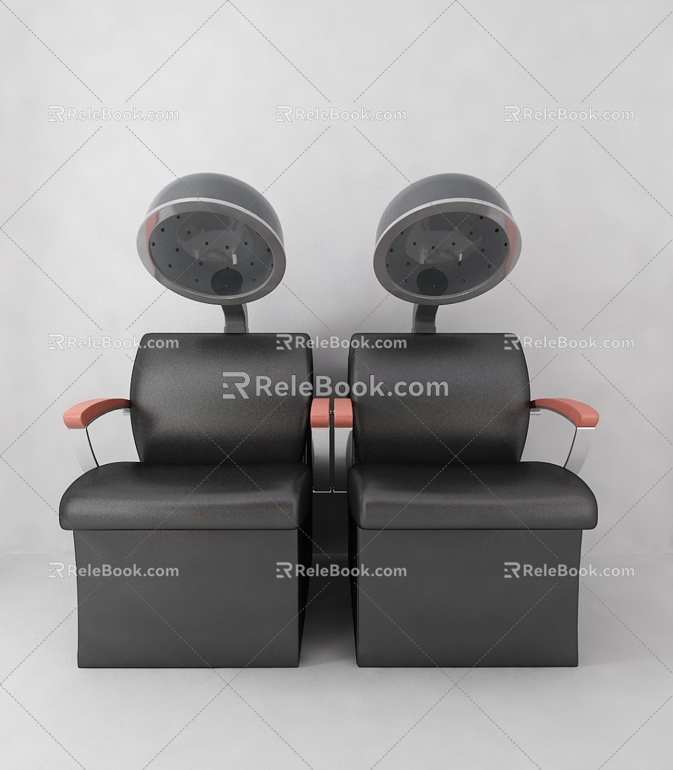 Modern Barber Chair Barber Shop Appliances Barber Shop Supplies 3d model