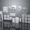 Essential Modern Public Facilities Featuring Restroom Signs Soap Dispensers Trash Bins And Accessible Symbols