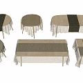 Stylish Linen Tablecloths With Floral And Solid Designs For Dining Tables