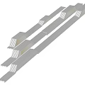 High Quality Aluminum Corrugated Heat Sink Strips For Cooling Systems