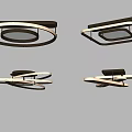 Light Luxury Chandelier Ceiling Lamp 3d model