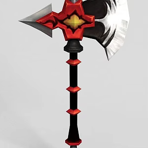 Dragon Valley Weapon Axe Hammer 3d model