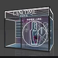 Lancome Paris Commercial Display Equipment For Pop Up Shelf Sample Machine With Transparent Illuminated Design