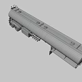 Metallic Tanker Trailer With Cylindrical Tank And Heavy Duty Commercial Transport Design