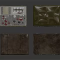Military Style Storage Cases With Control Panel And Open Compartments